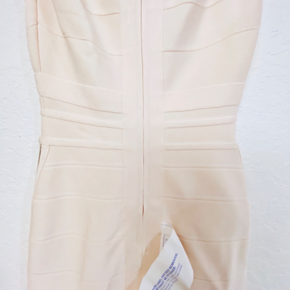 Herve Leger LORELEI Manila Off White Bandage Dress - Picture 7 of 8